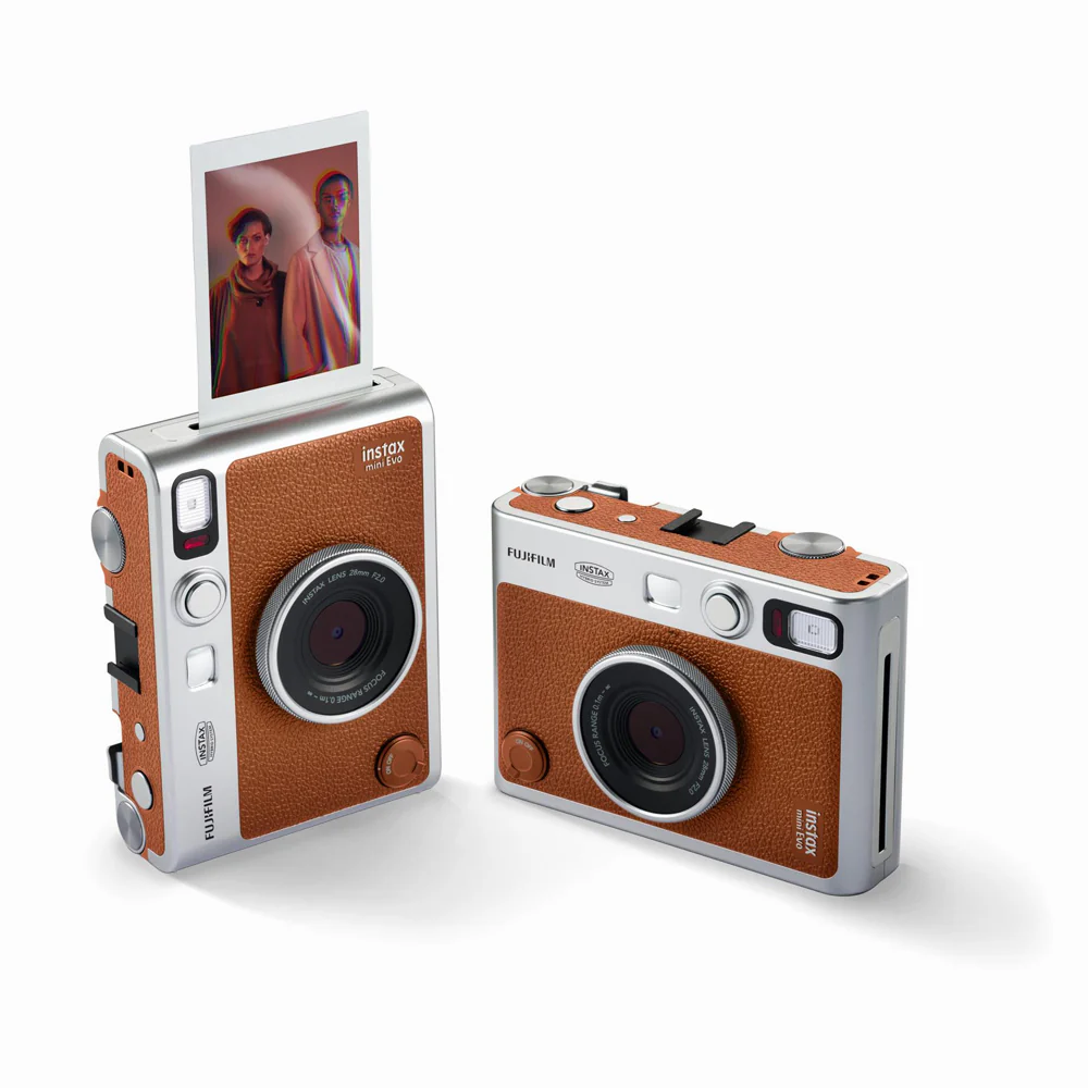 FujiFilm Instax Mini EVO Instant Digital Camera Type C (BROWN) thumbnail 2
