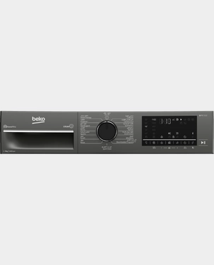 Beko 9Kg Freestanding Washing Machine | 15 Wash Programmes | Digital Display | Stainless Steel Drum | Efficient Laundry Care | Modern Freestanding Design | WTV9314XM - Manhattan Grey thumbnail 2