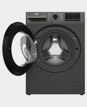 Beko 9Kg Freestanding Washing Machine | 15 Wash Programmes | Digital Display | Stainless Steel Drum | Efficient Laundry Care | Modern Freestanding Design | WTV9314XM - Manhattan Grey thumbnail 4