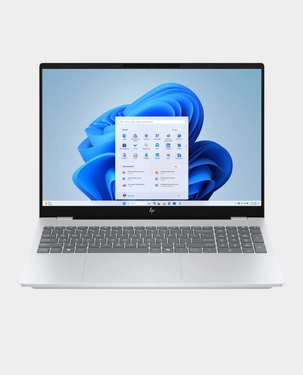 HP OmniBook 7 Laptop AI 16-AY0003NE | 16 Inch 2K OLED Multitouch Display | Intel Core Ultra 7 255H Processor | 32GB RAM | 1TB SSD | Windows 11 Home | English Keyboard | C08R0EA - Glacier Silver