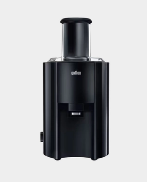 Braun IdentityCollection J300 Spin Juicer | 800W Motor | 1.25L Pulp Container | Stainless Steel & Plastic Build - Black