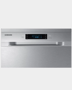 Samsung Dishwasher | 14 Place Settings Capacity | 7 Wash Programs | Hygiene Mode with Half Load Function | 60-Minute Express Wash and Dry | Wide Ice Blue LED Display | DW60M5070FS - Silver thumbnail 3