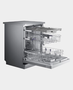 Samsung Dishwasher | 14 Place Settings Capacity | 7 Wash Programs | Hygiene Mode with Half Load Function | 60-Minute Express Wash and Dry | Wide Ice Blue LED Display | DW60M5070FS - Silver thumbnail 5