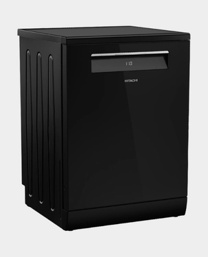 Hitachi Dishwasher | 15 Place Settings | 8 Programs | Sliding Cutlery Basket | Inverter Motor | Recycled PET Chasis | HDF F158CVGB - Glass Black thumbnail 2