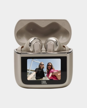 JBL Tour Pro 3 In-Ear True Wireless Noise Cancelling Earbuds | 1.57 Inch Smart Touchscreen Charging Case | 10.2mm Dynamic Driver | 44 Hours Playtime | JBL Spatial 360 Headtracking | Bluetooth 5.3 - Latte