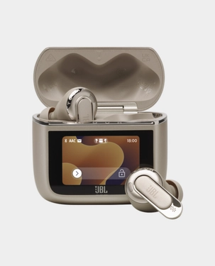 JBL Tour Pro 3 In-Ear True Wireless Noise Cancelling Earbuds | 1.57 Inch Smart Touchscreen Charging Case | 10.2mm Dynamic Driver | 44 Hours Playtime | JBL Spatial 360 Headtracking | Bluetooth 5.3 - Latte thumbnail 4