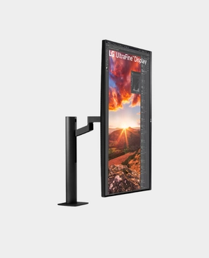 LG 32-Inch 32UN880K 4K Ergo Monitor | UHD (3840×2160) IPS Display | 60Hz Refresh Rate | 5ms (GTG) Response Time | HDR10 Support | USB-C, DisplayPort & HDMI Connectivity | Dynamic Action Sync - Black thumbnail 2