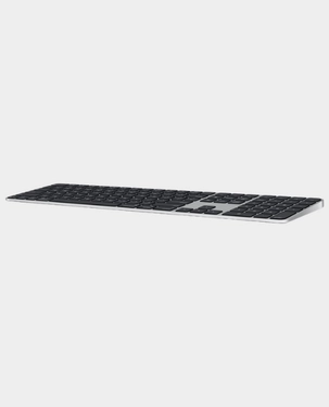 Apple Magic Keyboard with Touch ID and Numeric Keypad for Mac Models | USB-C Cable | Multimedia Keys | Bluetooth Connectivity | English Layout | MXK83 - Black thumbnail 4