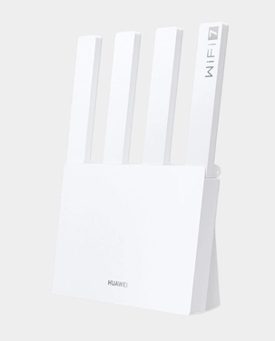 HUAWEI WiFi BE3 3.6Gbps Dual-Band Wi‑Fi 7 Router | 4 External Antennas | 2.5Gbps WAN | 3 × Gigabit LAN | Mesh+ Support | Intelligent Detection | AI Life App Control | Wi‑Fi Timer | Guest Wi‑Fi | Parental Control - White