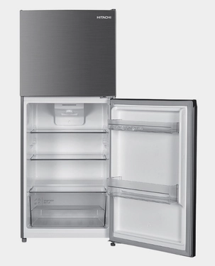 Hitachi 2-Door Stylish Top Mount Refrigerator | 181L Total Capacity | Inverter Compressor | Quick Freezing | Reversible Door | Tempered Glass Shelves | Ice and Egg Tray | HRTN5198MXGF - Inox thumbnail 4