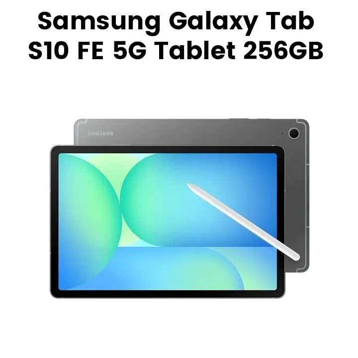 Samsung Galaxy Tab S10 FE 5G Tablet 12GB RAM 256GB Storage – Gray | SM-X526BZAEMEA