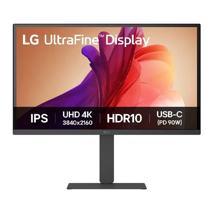 LG 4K UltraFine™ IPS Monitor 27 Inch, 90W Power Delivery, Eye Care Features, HDMI, DisplayPort, USB-C With 90W PD - Black - 27U730A-B thumbnail 2