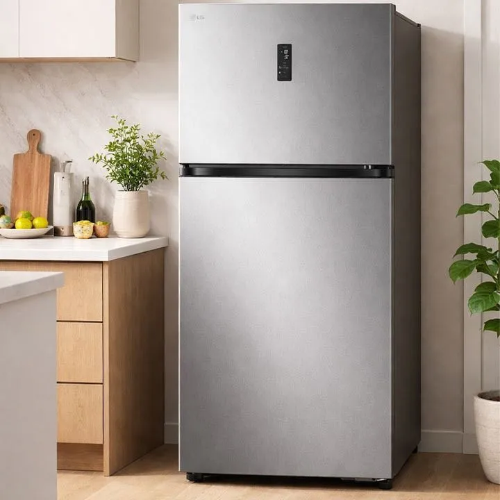 LG Double Door Refrigerator 612L, Multi Air Flow, DoorCooling, Linear Cooling, Door Alarm - Dark Graphite - LTB842PFBQ thumbnail 3