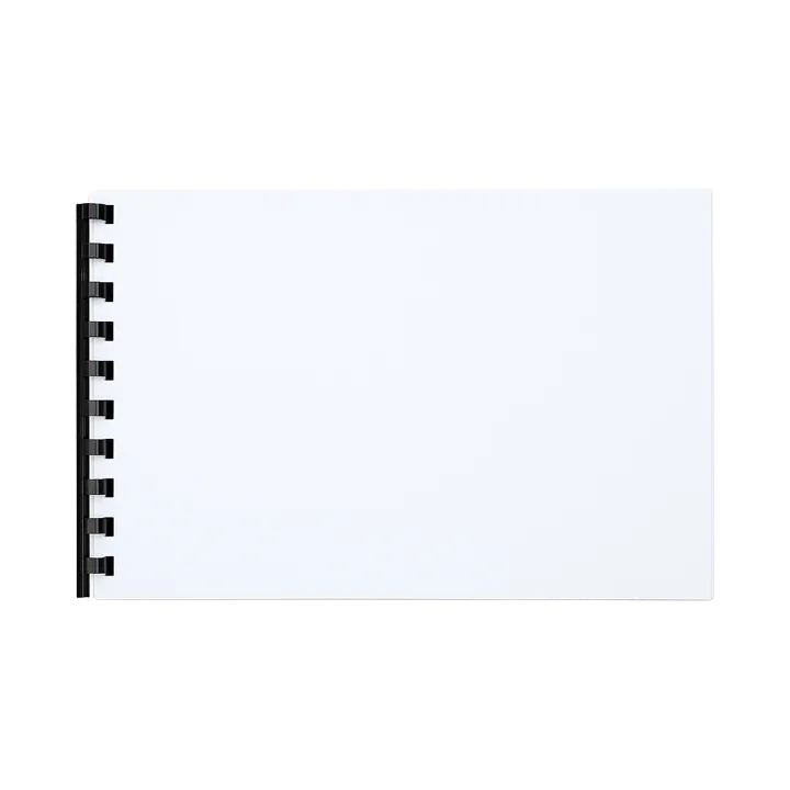 Paper Comb Binding with Back to Back Print-Black-30-A3-Landscape thumbnail 2